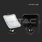 V-TAC VT-6630 3.2 LED Огледало 3 x AA Батерии Черно Тяло