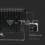 V-TAC VT-6727 10W LED Прожектор SMD F-Series Черно Тяло 3000K