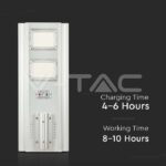 V-TAC VT-6756 33W LED Улична Лампа Соларна 6400К