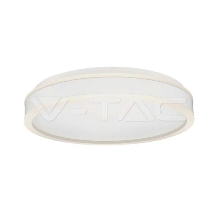 V-TAC VT-6909 LED Осветител 38W Кръг за Таван Бяла Рамка 4000K
