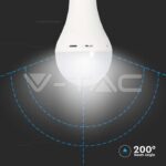 V-TAC VT-7010 LED Крушка 9W E27 A60 Пластик Аварийна 4000К