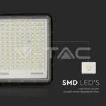 V-TAC VT-7829 30W LED Соларен Прожектор 6400K Сменяема Батерия Черно Тяло