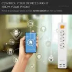 V-TAC VT-8447 WIFI SMART Троен Разклонител + 4USB EU