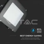 V-TAC VT-966 500W LED Прожектор SAMSUNG Чип SMD Slim Черно Тяло 4000K 120 lm/W