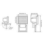 Vivalux VIV002790 LED прожектор REN LED 2W сив 4200K IP44