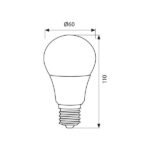 Vivalux VIV003761 LED лампа LARGO LED 6W 470lm E27 6400K