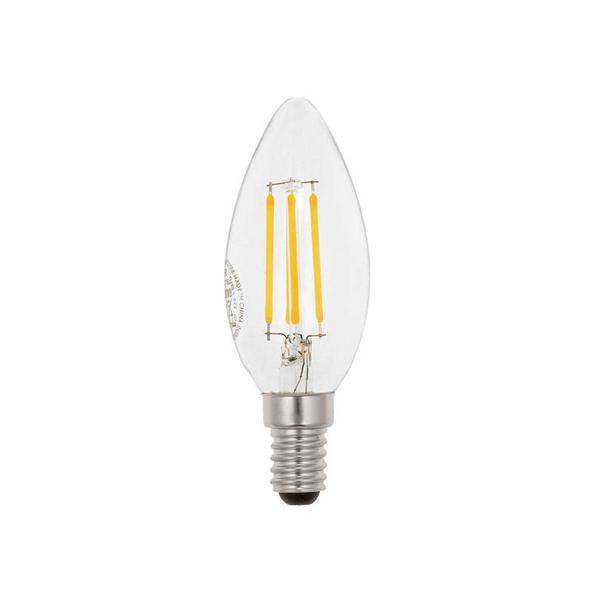 VITO 1518230 LED Филамент крушка LEDISONE-2-CLEAR C35 6W 738Lm E14 4000K