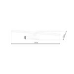 Milagro ML5618 SPLASH WHITE 60cm 12W LED стенна лампа