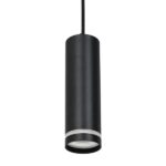Milagro ML7673 Висяща лампа с пръстени за тръби Черна 1xGU10