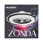 Milagro ML8339 ZONDA BLACK 48W LED плафон с вентилатор