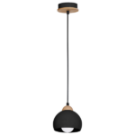 Milagro MLP6540 Висяща лампа DAMA BLACK 1xE27