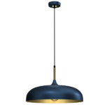 Milagro MLP7901 Висяща лампа LINCOLN BLUE/GOLD 1xE27 45см