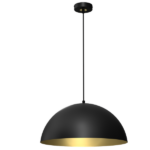 Milagro MLP7973 BETA BLACK/GOLD висяща лампа 1xE27 45см