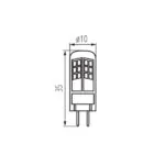 Kanlux 14936 LED Лампа източник на светлина TANO G4 SMD TANO G4 SMD-WW