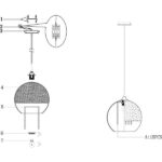 Maytoni P140-PL-170-1-G Пендел Fermi 220V 1xE27 IP20