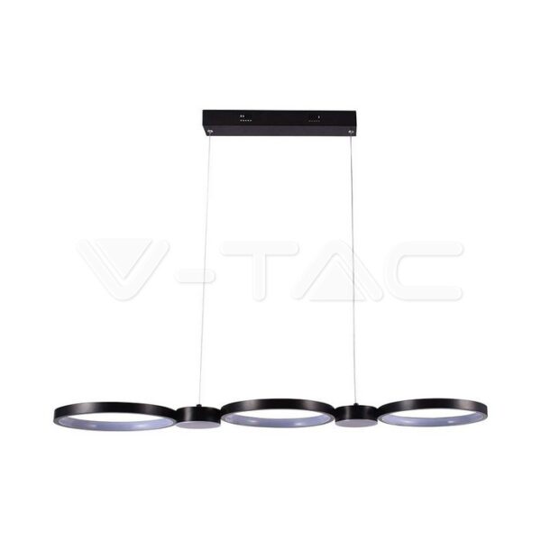 V-TAC VT-10043 LED Осветител 38W Висящ (95*100CM) Черен 4000K