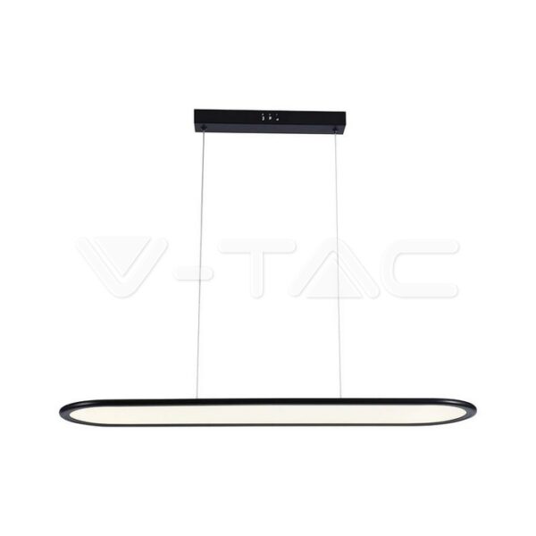 V-TAC VT-10046 24W LED Висяща Лампа (80*100CM) 3000K Черно Тяло