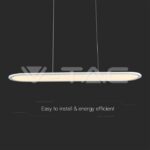 V-TAC VT-10047 24W LED Висяща Лампа (80*100CM) 4000K Бяло Тяло