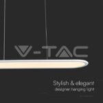 V-TAC VT-10047 24W LED Висяща Лампа (80*100CM) 4000K Бяло Тяло