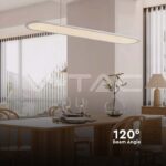 V-TAC VT-10047 24W LED Висяща Лампа (80*100CM) 4000K Бяло Тяло