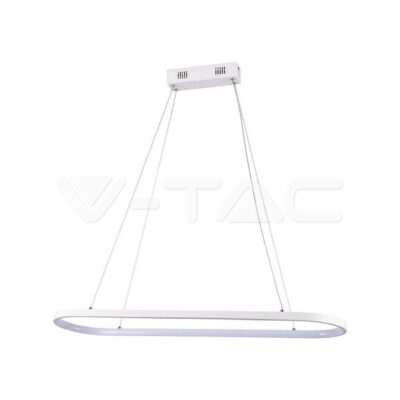 V-TAC VT-10055 24W LED Висяща Лампа (80*20*100CM) 4000K Бяло Тяло