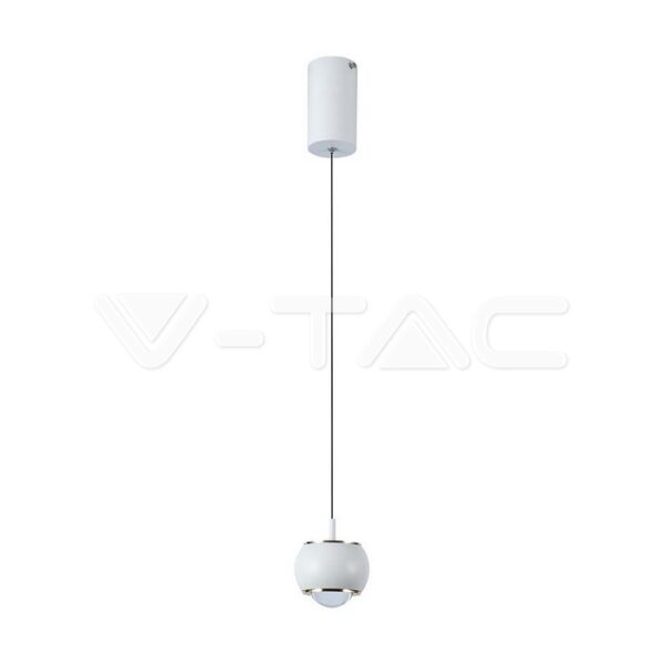 V-TAC VT-10080 9W LED Висяща Лампа (10*10*100см) Бяло 3000K