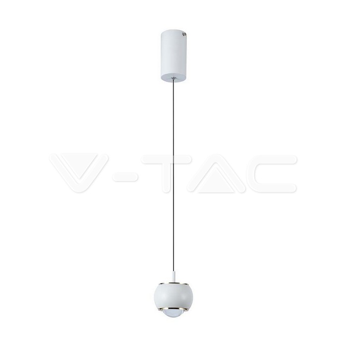 V-TAC VT-10079 9W LED Висяща Лампа (10*10*100см) Бяло 4000K