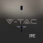 V-TAC VT-10083 9W LED Висяща Лампа (30*320*100CM) Черно 3000K