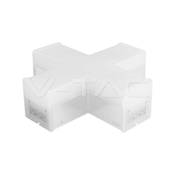 V-TAC VT-10143 X Конектор Бяло Тяло 6500K