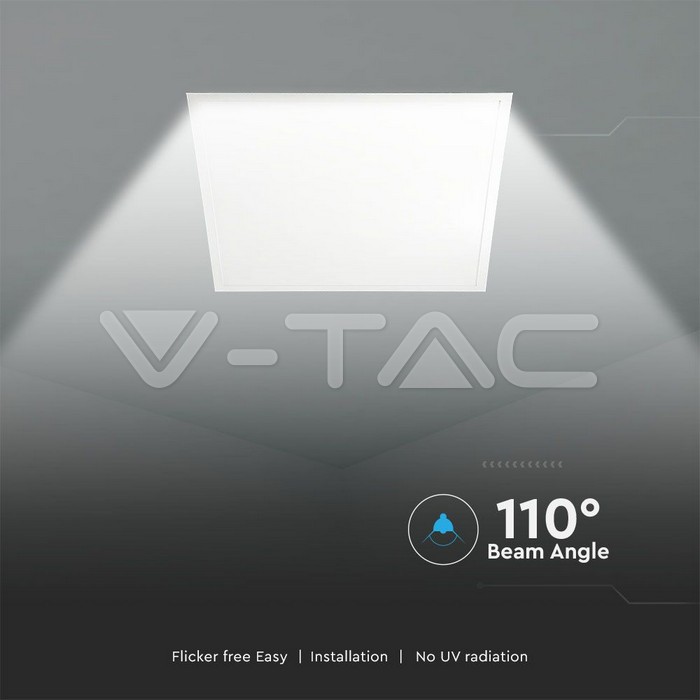 V-TAC VT-10217 LED Панел 36W 600x600mm 120lm/W 4000K Вкл. Драйвер 10бр/СЕТ