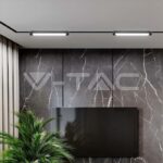 V-TAC VT-10242 10W LED Магнитен Линеен Осветител 4000K Черно Тяло