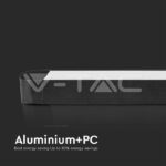 V-TAC VT-10248 22W LED Магнитен Линеен Осветител 4000K Черно Тяло