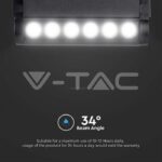 V-TAC VT-10259 5W LED Магнитен Линеен Спот Регулируем 6400K Черно Тяло