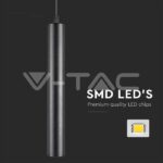 V-TAC VT-10263 14W LED Магнитен Осветител Висящ 4000K Черно Тяло