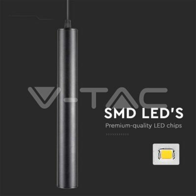 V-TAC VT-10264 14W LED Магнитен Осветител Висящ 3000K Черно Тяло