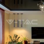 V-TAC VT-10263 14W LED Магнитен Осветител Висящ 4000K Черно Тяло