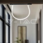 V-TAC VT-10276 24W LED Smart Магнитен Релсов Усветител Гъвкав 2M CCT: 3IN1 Димиращ Черно Тяло