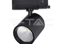 V-TAC VT-10281 30W LED COB Релсов Прожектор 4000K Черно Тяло
