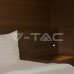 V-TAC VT-10291 2W LED Стенен Аплик Хотел Кръг 4000K Черно Тяло