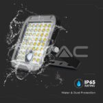 V-TAC VT-10314 10W LED Соларен Прожектор LiFePo Батерия 3.7V Черен 4000K