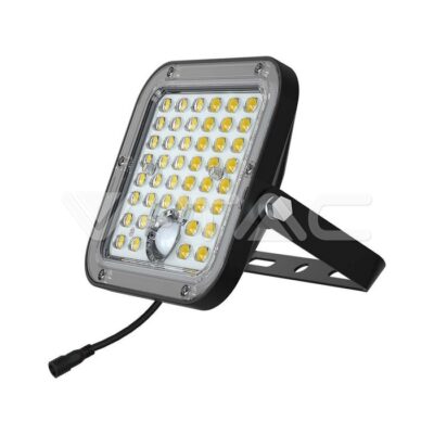 V-TAC VT-10313 10W LED Соларен Прожектор LiFePo Батерия 3.7V Черен 6000K