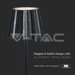 V-TAC VT-10325 1.5W LED Настолна Лампа Черна 3in1