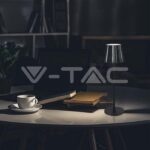 V-TAC VT-10325 1.5W LED Настолна Лампа Черна 3in1