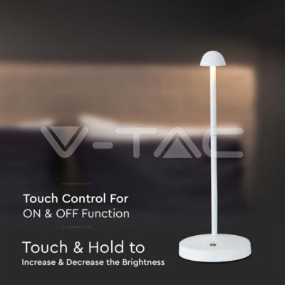 V-TAC VT-10329 3W Led Настолна Лампа Бяла 3 в 1