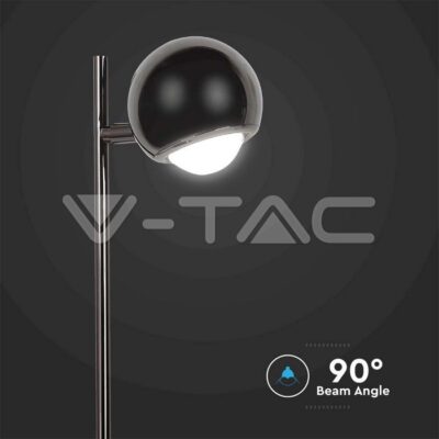 V-TAC VT-10345 6W LED Настолна Лампа Черно Тяло 3000K