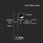 V-TAC VT-10345 6W LED Настолна Лампа Черно Тяло 3000K