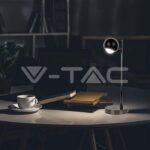 V-TAC VT-10345 6W LED Настолна Лампа Черно Тяло 3000K