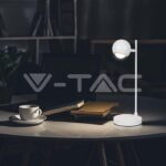 V-TAC VT-10346 6W LED Настолна Лампа Бяло Тяло 3000K