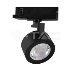 V-TAC VT-10371 30W LED Прожектор Релсов Монтаж Черно Тяло 3в1