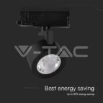 V-TAC VT-10371 30W LED Прожектор Релсов Монтаж Черно Тяло 3в1